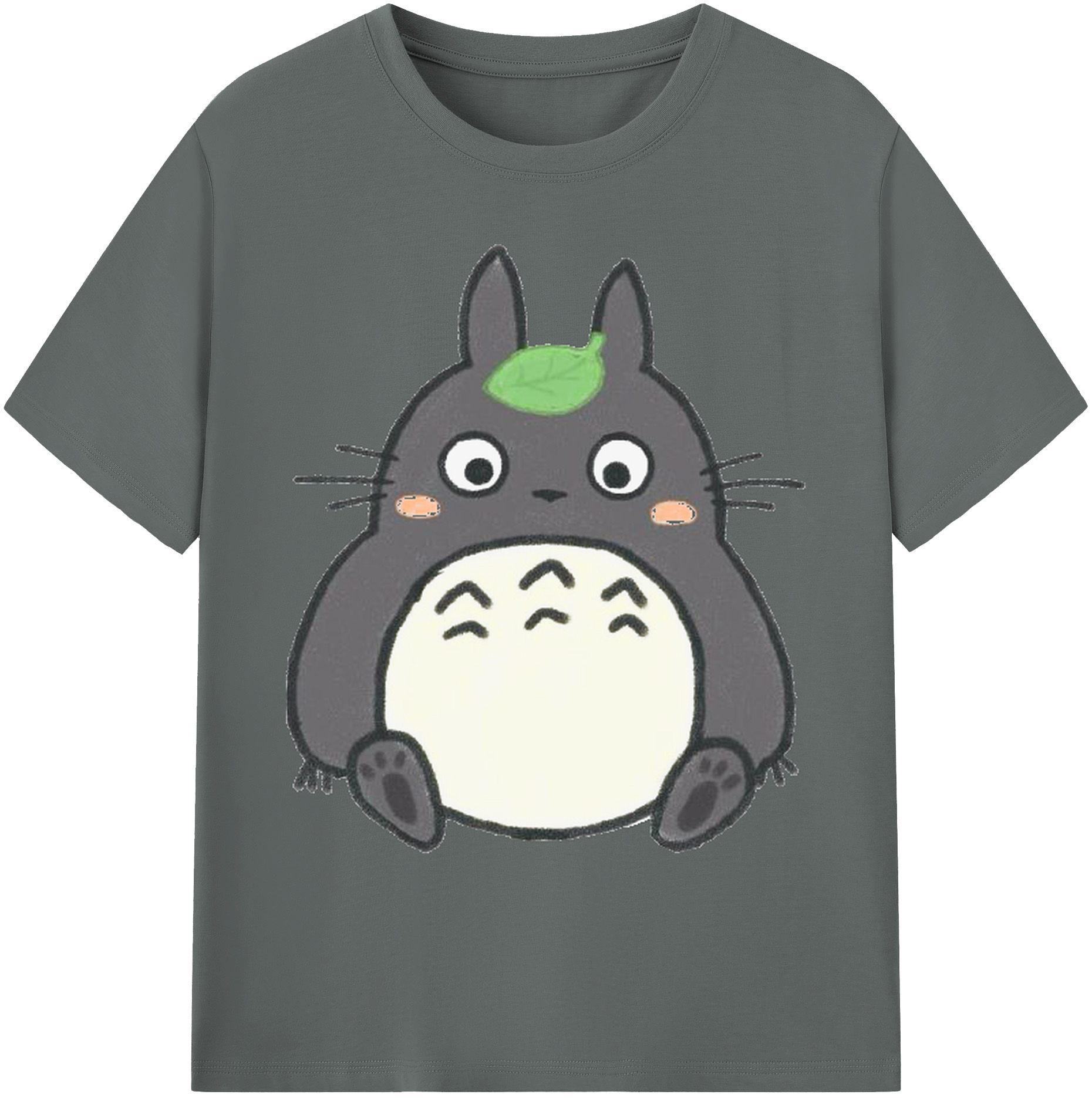 （画像用） となりのトトロ 草壁メイ 草壁サツキ My Neighbor Totoro Satsuki Kusakabe Mei Kusakabe 綿100％ メンズ半袖Tシャツ｜肌触りやわらか＆通気性